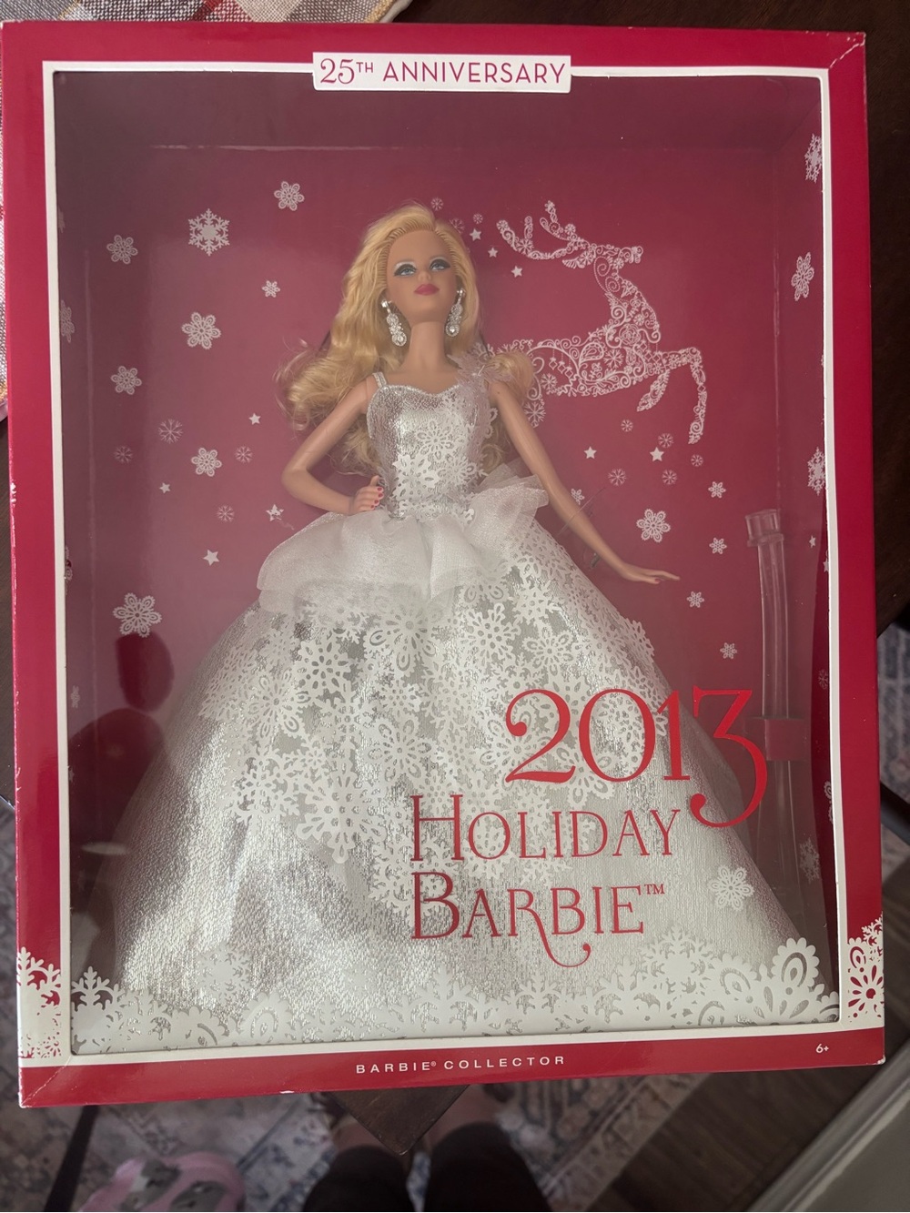 Barbie Holiday Collector Doll in White and Red Original Packaging